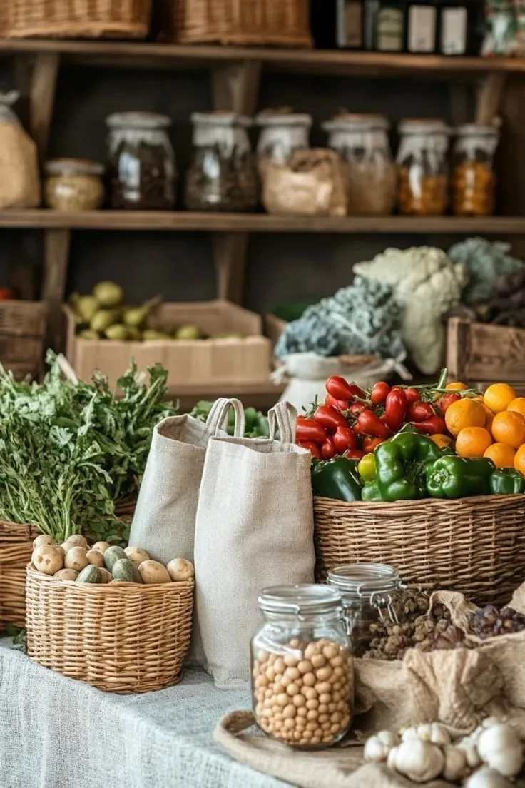 Compras conscientes con alimentos reales